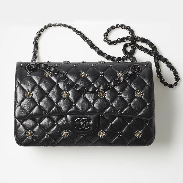 【シャネル コピー】クラシック ハンドバッグ CC クリスタル ブラック A01112B0762194305